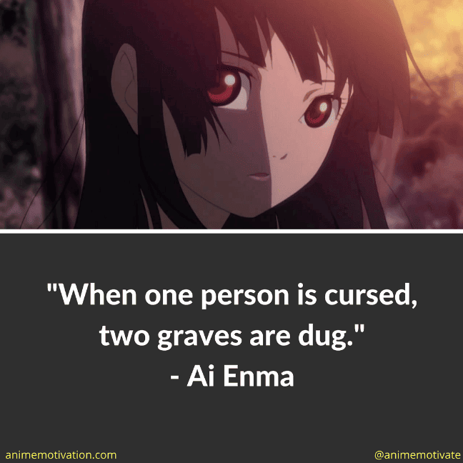 When one person is cursed, two graves are dug.