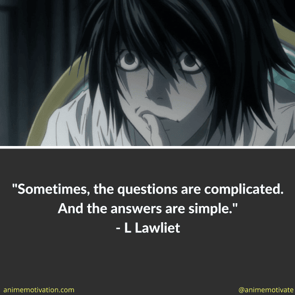12 Of The Best L Lawliet Quotes From Death Note Anime