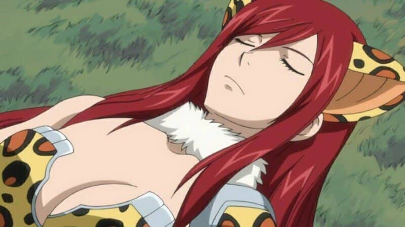Erza pass out
