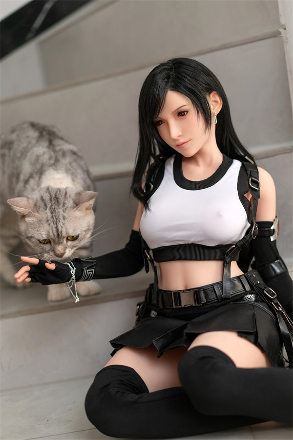 New Arrival! 100cm Integrated Tifa Silicone Sex Doll with Outfit