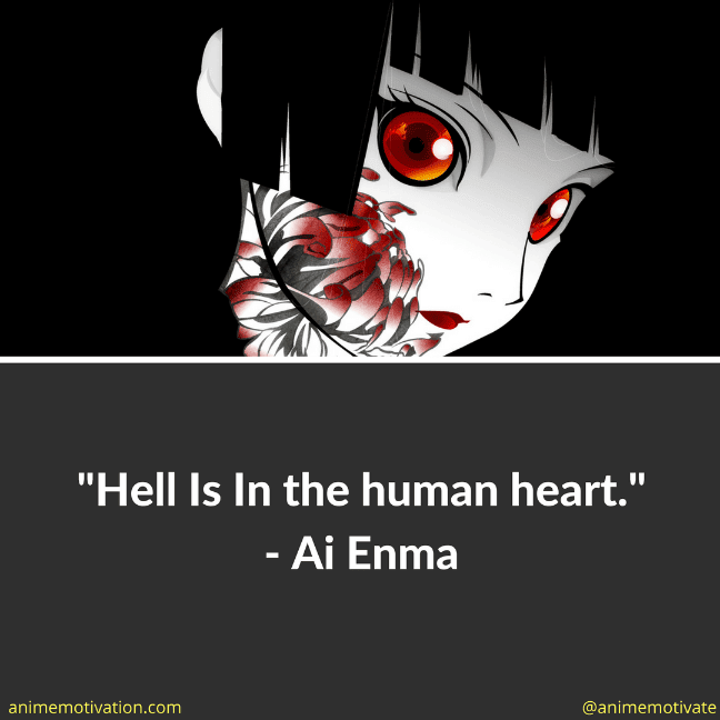 Hell is in human heart.