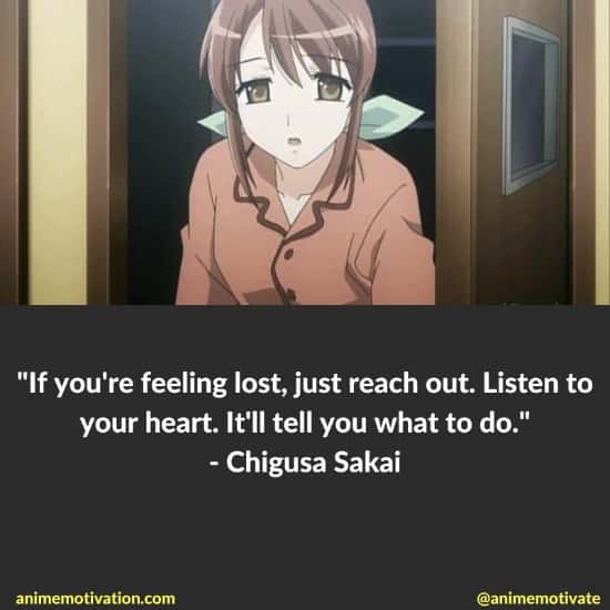 Chigusa Sakai quotes shakugan no shana
