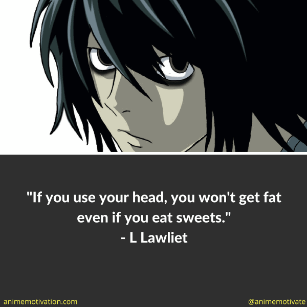 X 上的Fandi Fajarrudin：「L, Ryuzaki, Hideki Ryuga, L Lawliet Cool Quotes   / X