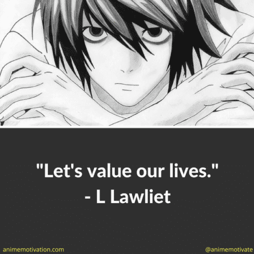 X 上的Fandi Fajarrudin：「L, Ryuzaki, Hideki Ryuga, L Lawliet Cool Quotes   / X