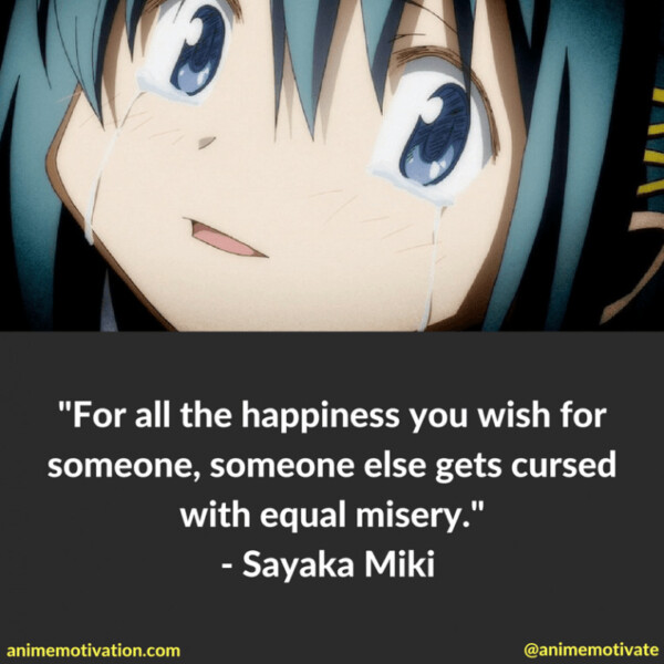 Sayaka Miki Quotes From Madoka Magica Anime