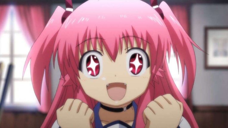 anime girl pink hair 1