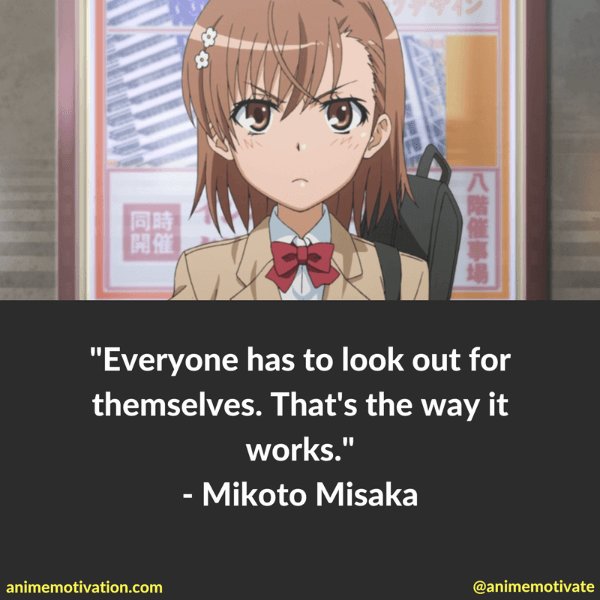 Mikoto Misaka Quotes 5