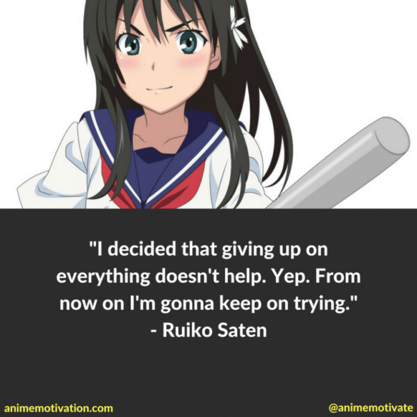 Ruiko Saten Quotes