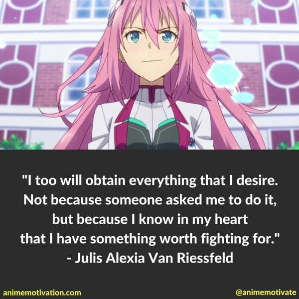 I too will obtain everything that I desire. Not because someone asked me to do it, but because I know in my heart that I have something worth fighting for.