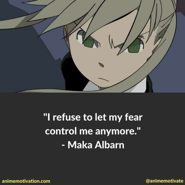 I refuse to let my fear control me anymore.
