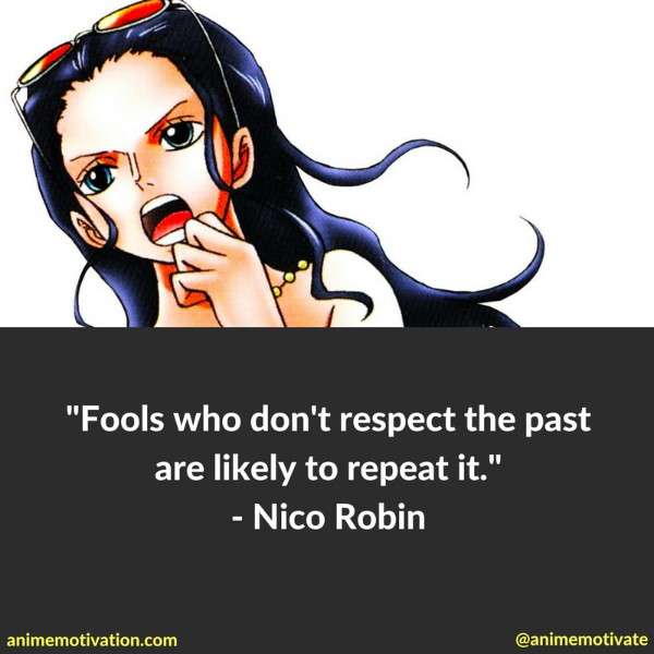 Fools who don't respect the past are likely to repeat it.