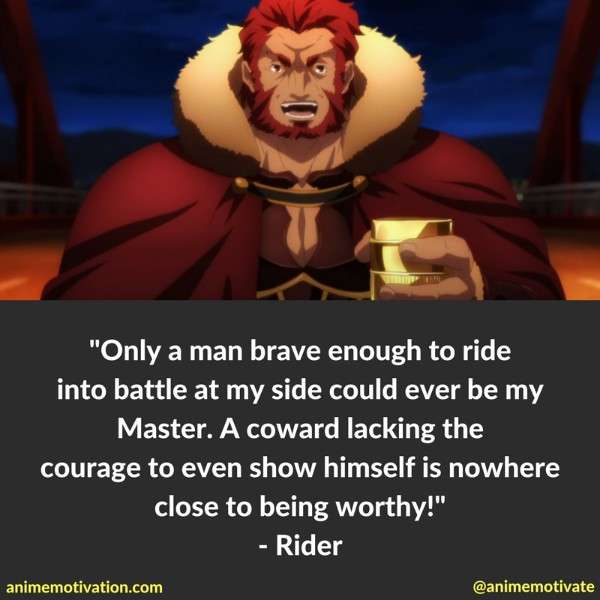 Rider Quotes Fate Zero 5