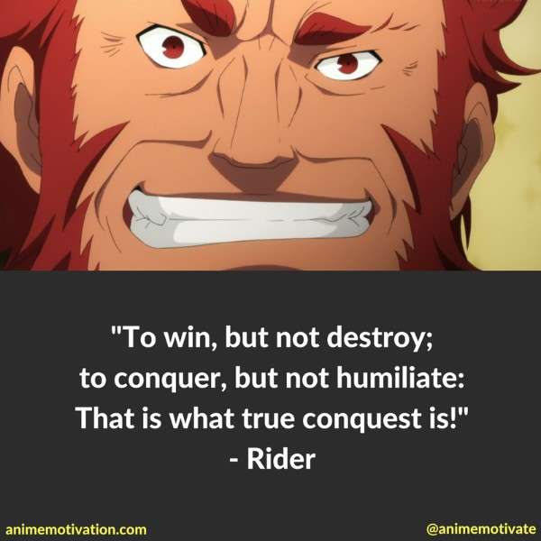 Rider Quotes Fate Zero 7