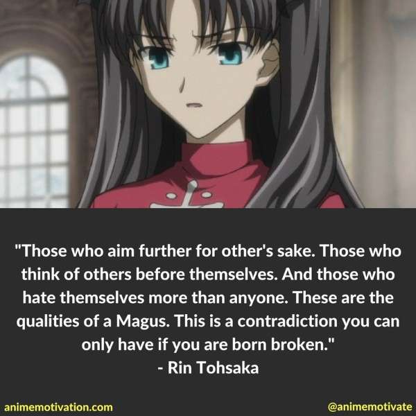 You'll Love These Rin Tohsaka Quotes From Fate Stay Night