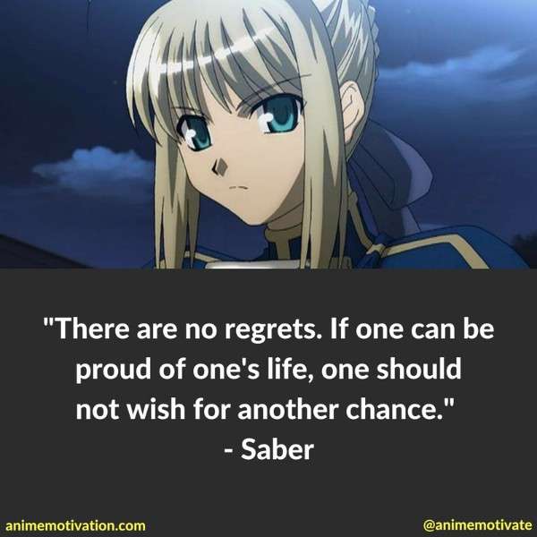 Saber quotes fate stay night