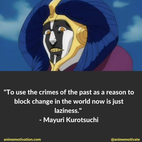 mayuri quotes bleach anime
