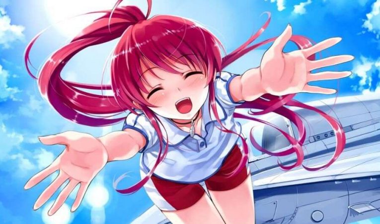 cute anime smile red head 1 1