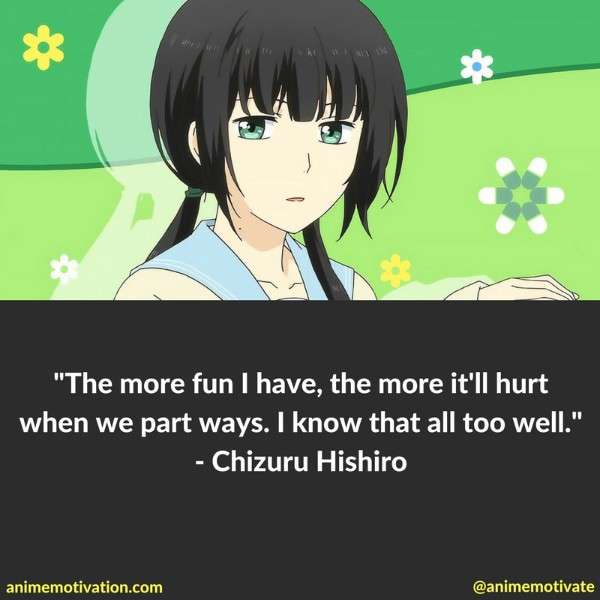 Chizuru Hishiro Relife quotes 1