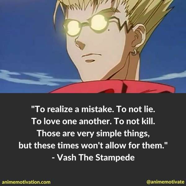 Trigun Anime Quotes