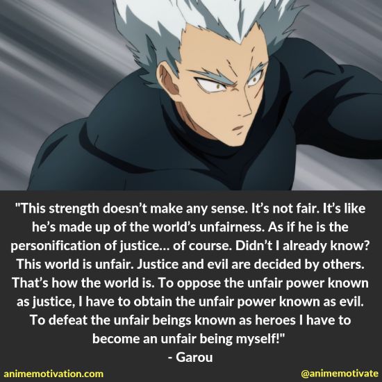 This strength doesn't make any sense. It's not fair. It's like he's made up of the world's unfairness. As if he is the personification of justice... of course. Didn't I already know? This world is unfair. Justice and evil are decided by others. That's how the world is. To oppose the unfair power known as justice, I have to obtain the unfair power known as evil. To defeat the unfair beings known as heroes I have to become an unfair being myself!