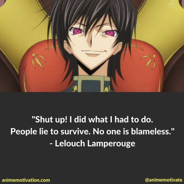 Frases de Anime - Incluso aunque lloremos, los muertos no van a resucitar.  Lelouch Vi Britannia