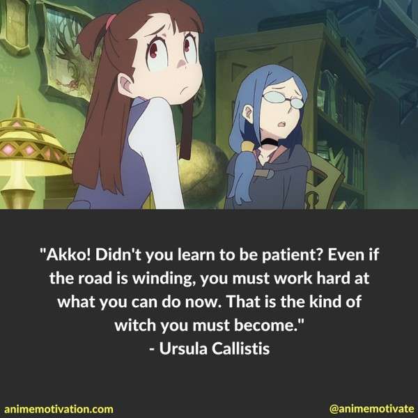 Little Witch Academia quotes