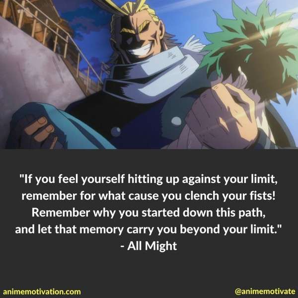 All Might Quotes 3