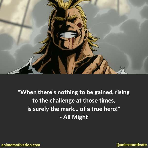 All Might Quotes 4