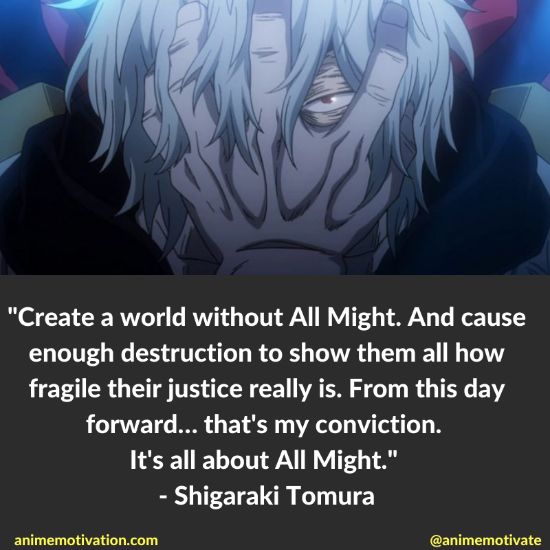 Shigaraki Tomura quotes mha 1