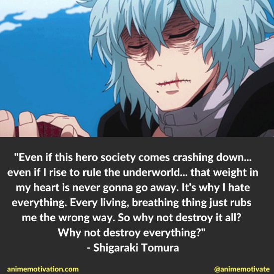 Shigaraki Tomura quotes mha