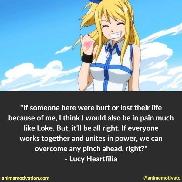 Lucy Heartfilia Quotes 8