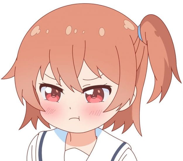 cute pouty face anime girl