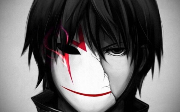 darker than black wallpaper mask