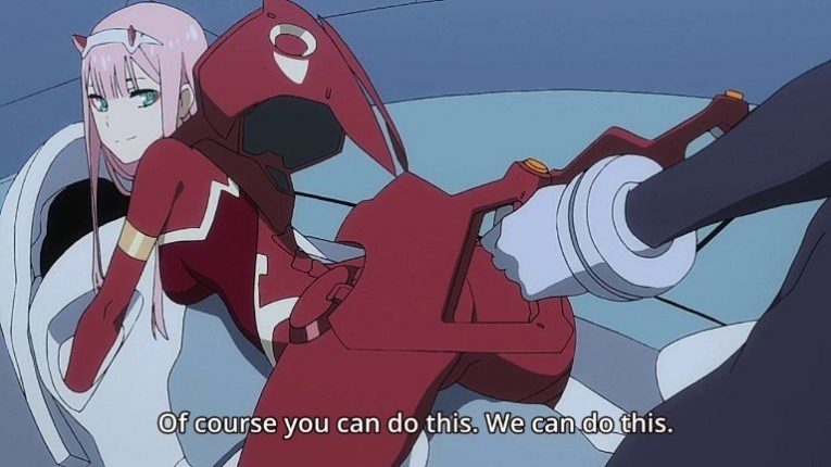 darling in the franxx screenshot zero two | https://animemotivation.com/worst-anime-of-all-time/