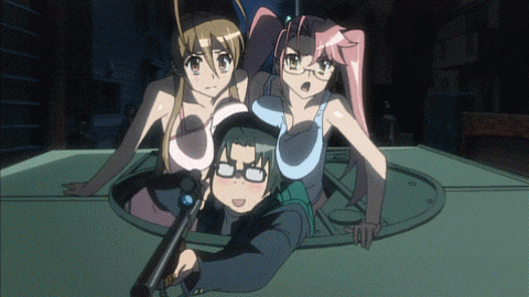 high school of the dead fan service gif | https://animemotivation.com/worst-anime-of-all-time/