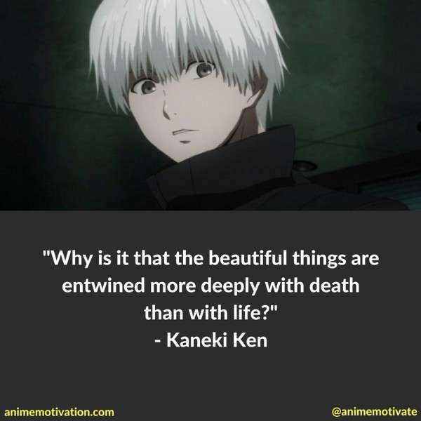 Featured image of post Edgy Anime Quotes Tokyo Ghoul - Tokyo is haunted by mysterious ghouls who are devouring humans.