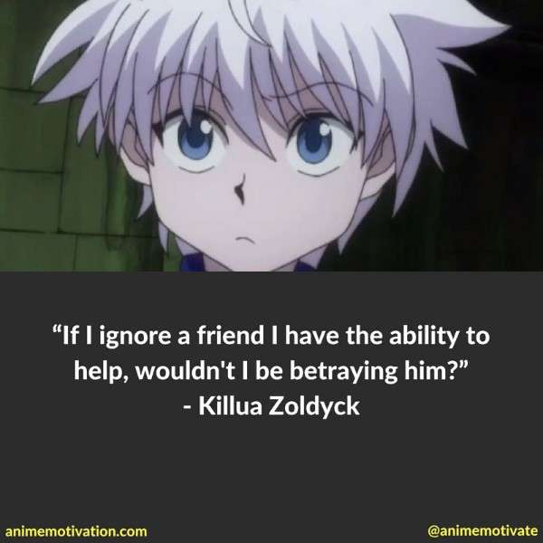 quote image of Killua Zoldyck