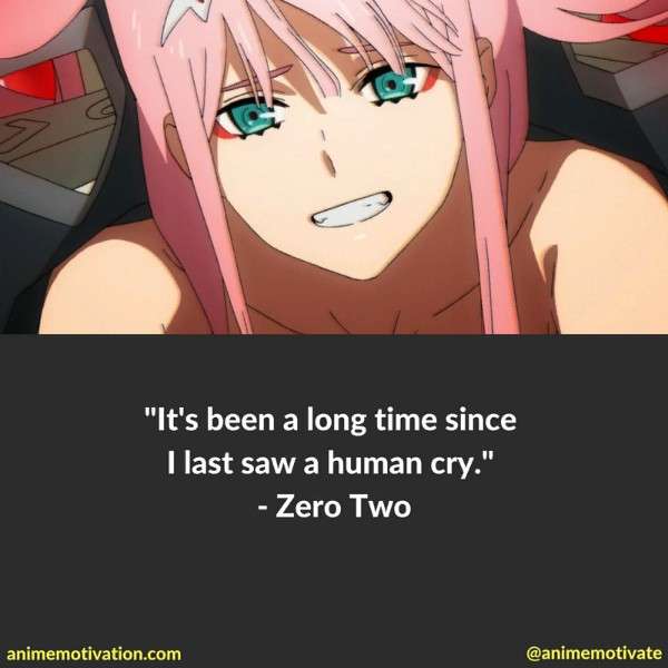 Quote image of Zero Two from Darling In The Franxx