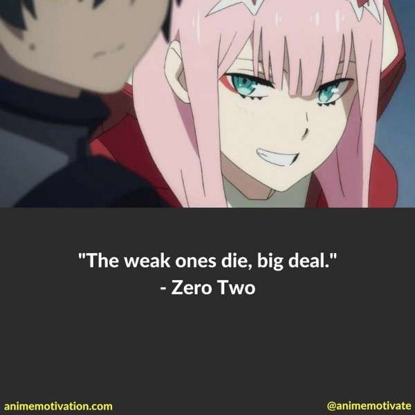 Quote image of Zero Two from Darling In The Franxx