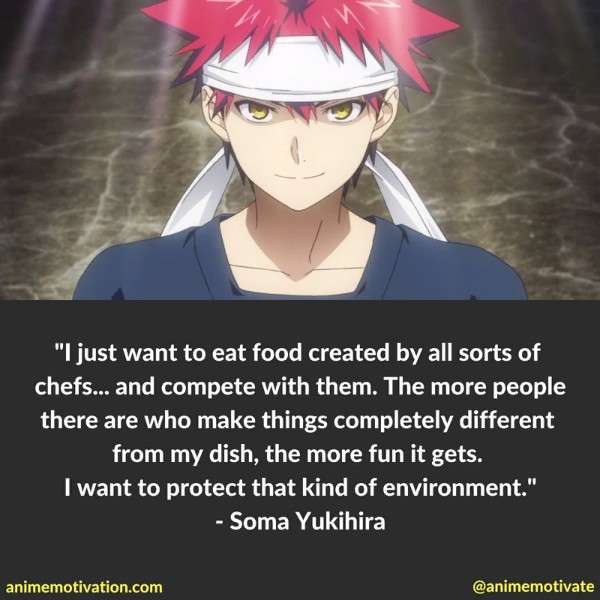 Soma Yukihira Quotes 1