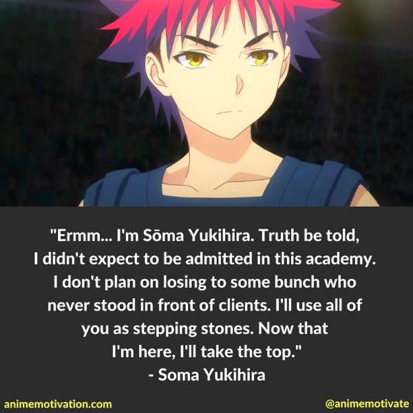 Soma Yukihira Quotes 7