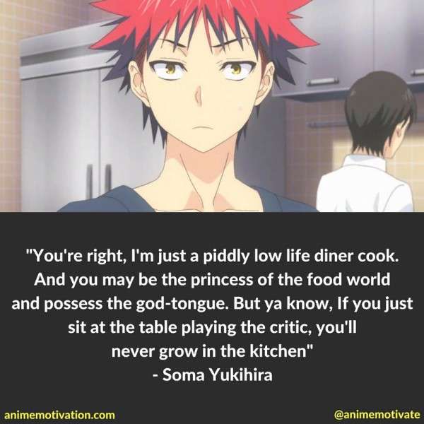 Soma Yukihira Quotes
