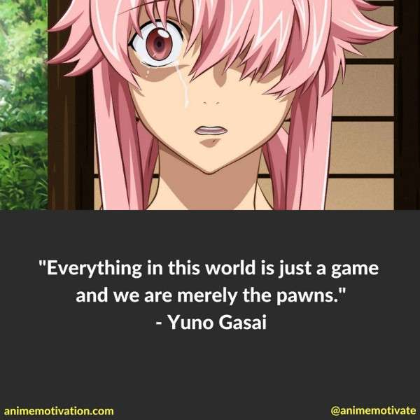 21 Of The Most Hard Hitting Quotes From Mirai Nikki
