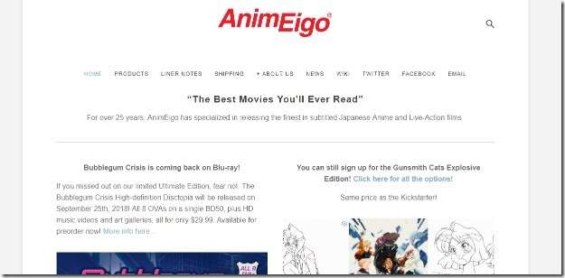 animeigo website