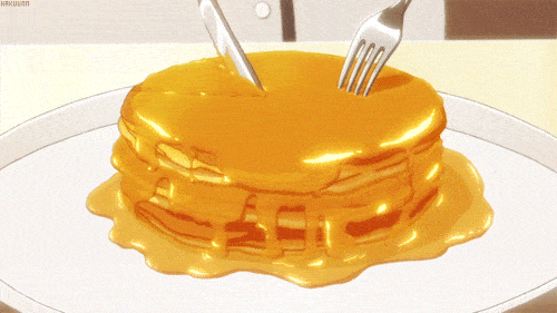 Pankcake With Syrup Anime Food