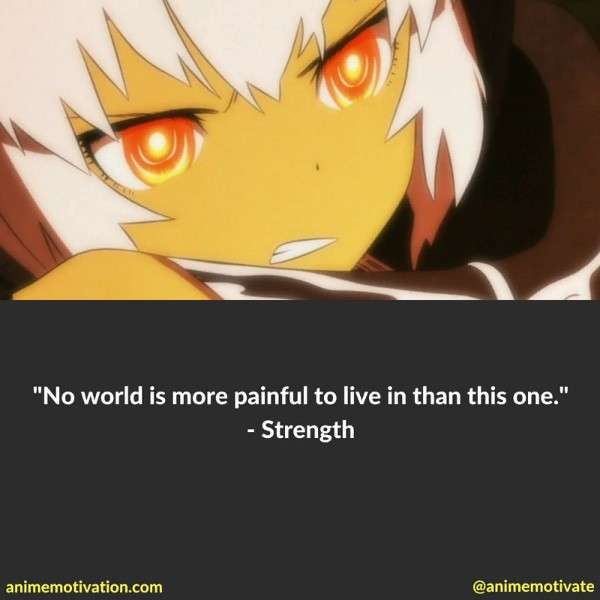 Strength Quotes Black Rock Shooter