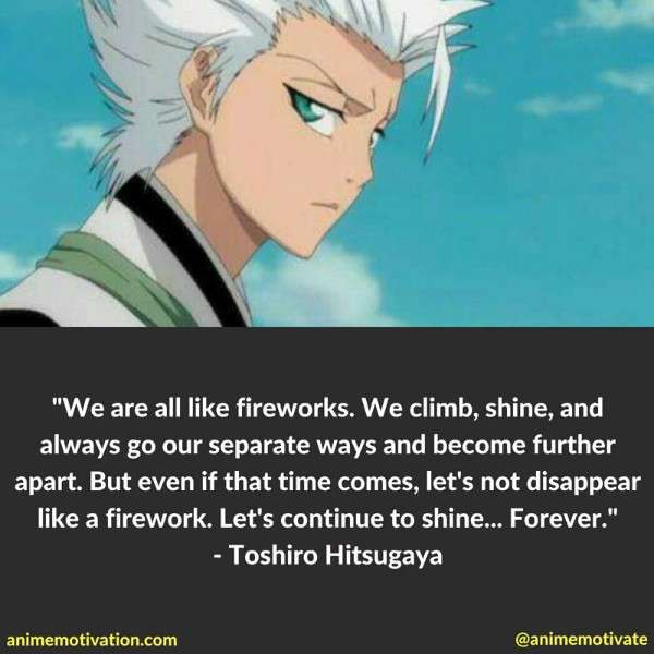 Toshiro Quotes Bleach 1