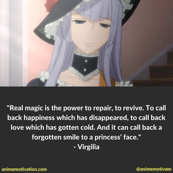 Virgilia Anime Quotes