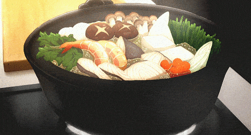 Anime Food Cooking In Pot