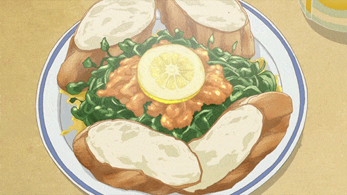 Here's some nice eye bleach– Food in anime – We be bloggin'